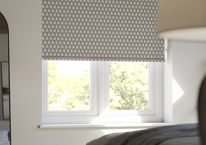 Emily Bond Jaipur, Smoke - Twist&Fit Roller Blind - Image 5